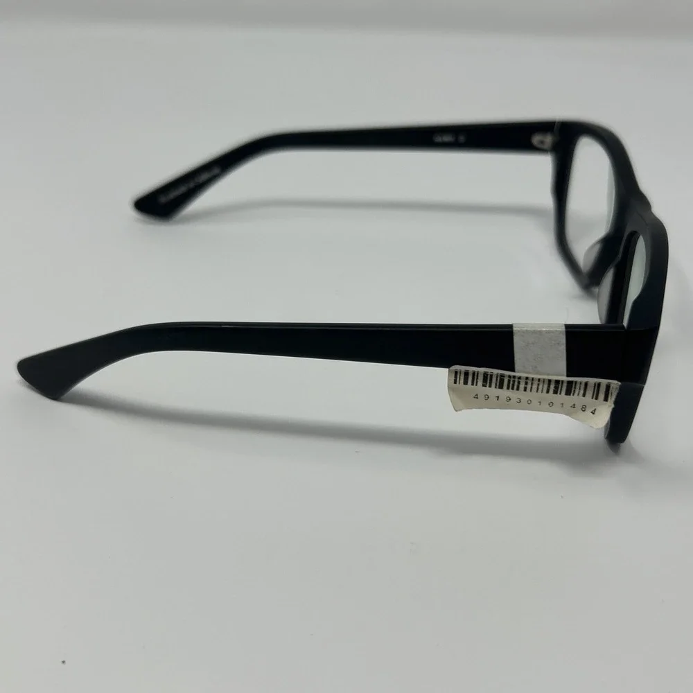 NWT Norman Childs HAWK D Eyeglasses 54-19-140 Unisex Adult Matte Black Frames